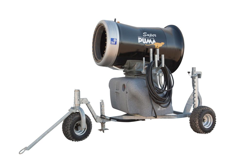 Black Super Puma on Carriage Mount